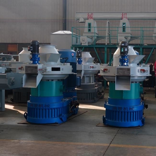 2.2-3kw เครื่องปรับอากาศ มอเตอร์ Biomass สายการผลิต pellets 2-12mm