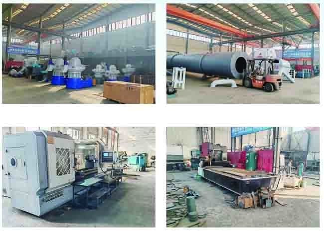 2.2-3kw Biomass Pellet Production Line ชิปไม้ 1-2 ตัน / ชั่วโมง